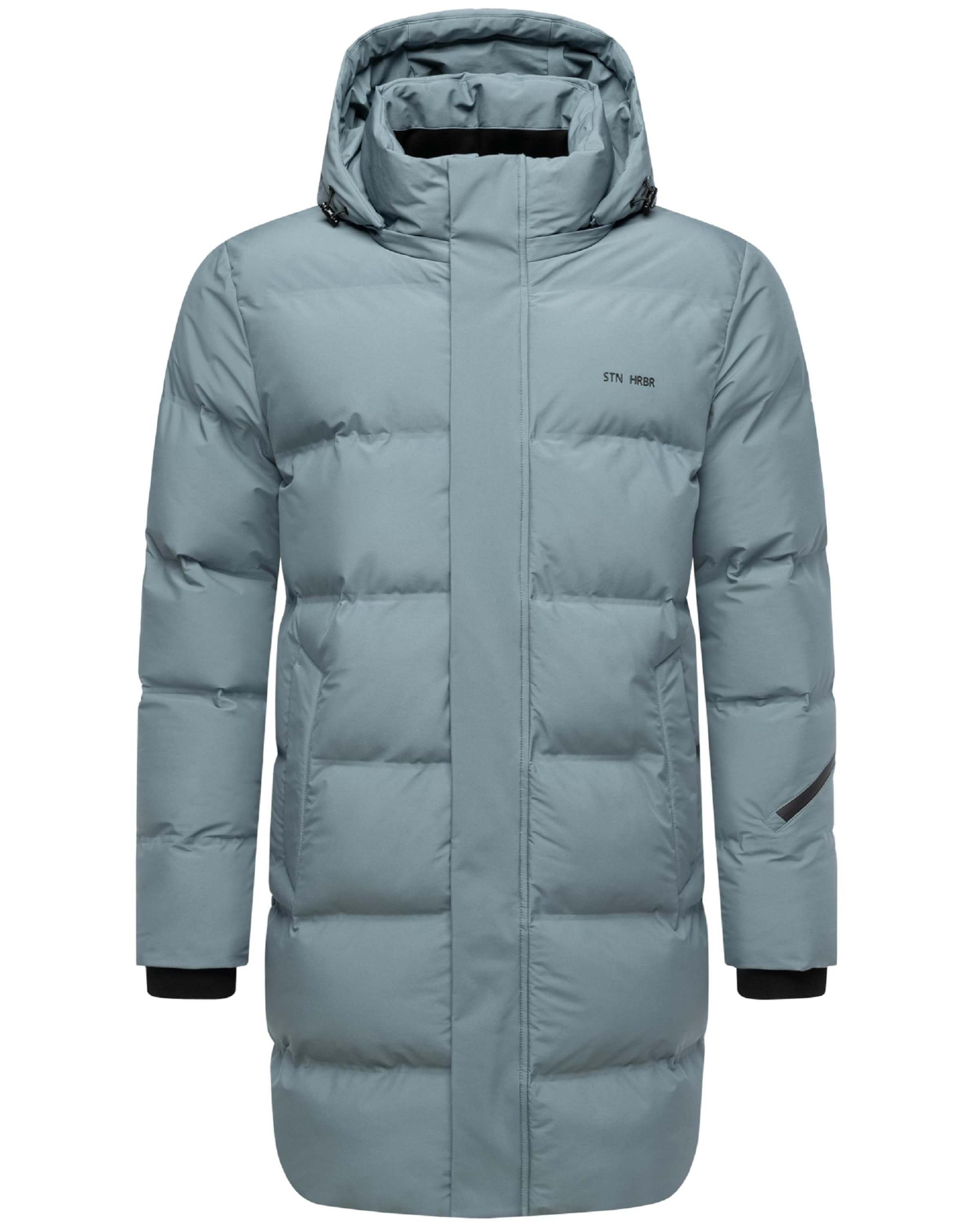 STONE HARBOUR Winter coat 'Thadeek XX' in Blue: front