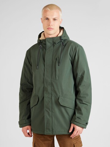 BLEND Zimska jakna | zelena barva: sprednja stran