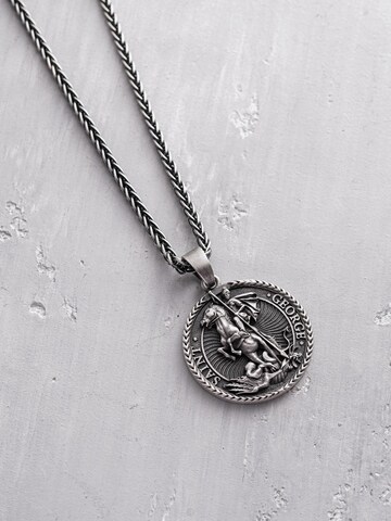 REYTEL Pendant 'SAINT GEORGE' in Silver: front