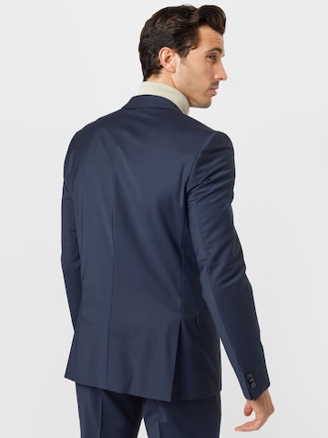 HUGO Red Slim fit Suit 'Arti/Hesten212X' in Blue