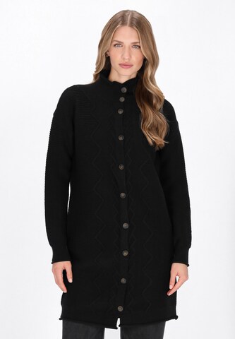 Cardigan DreiMaster Vintage en noir : devant