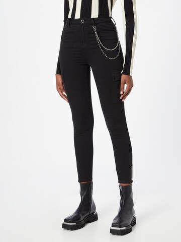 Tally Weijl Skinny Pants in Black: front