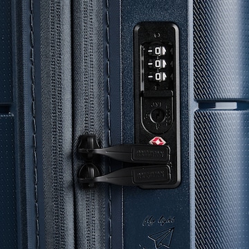 American Tourister Trolley in Blau
