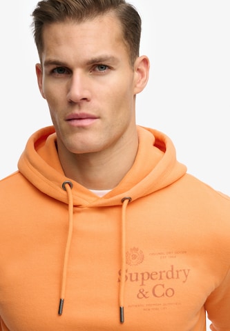 Sweat-shirt Superdry & Co en orange