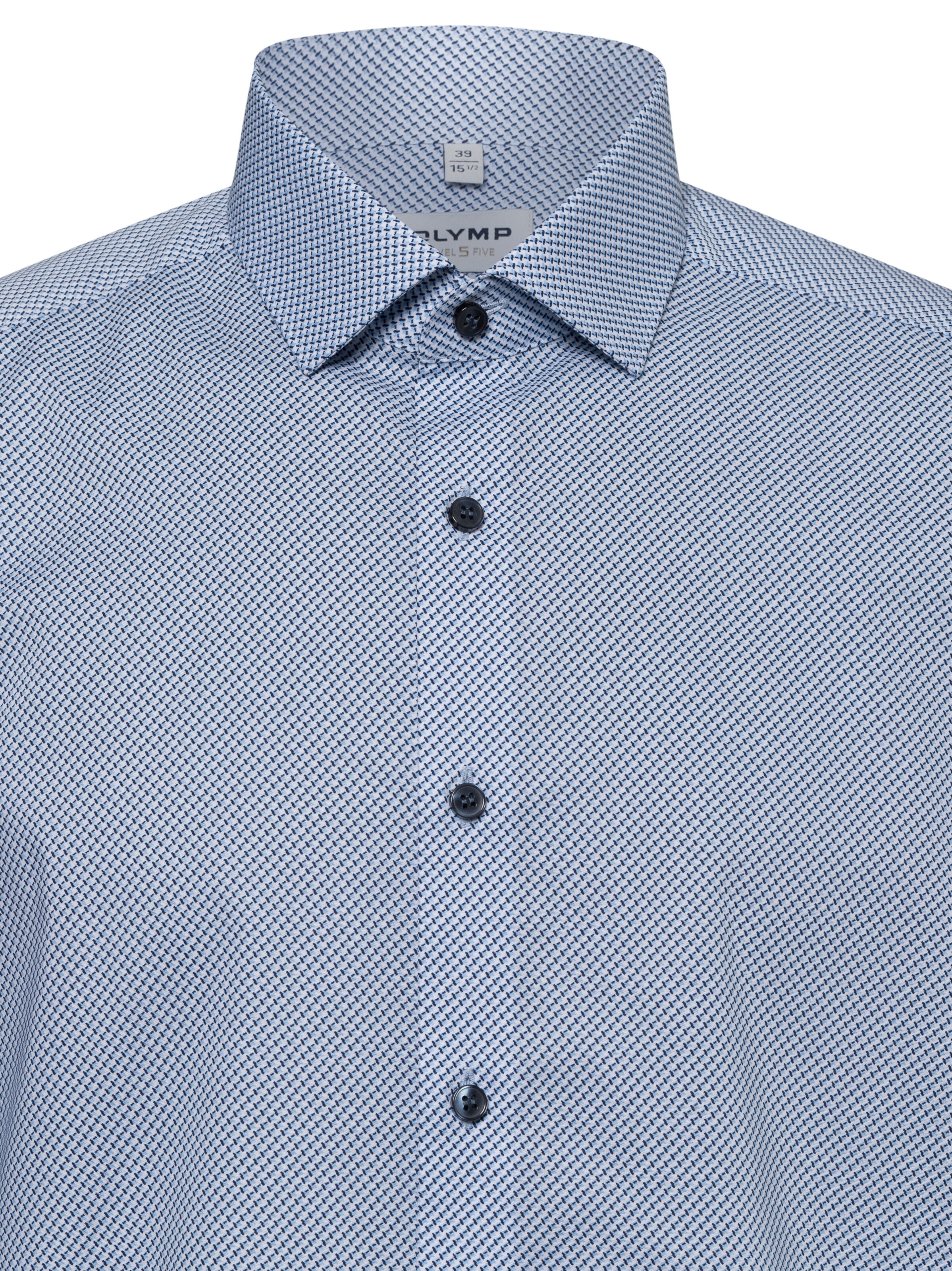 OLYMP Slim Fit Businesshemd in Blau