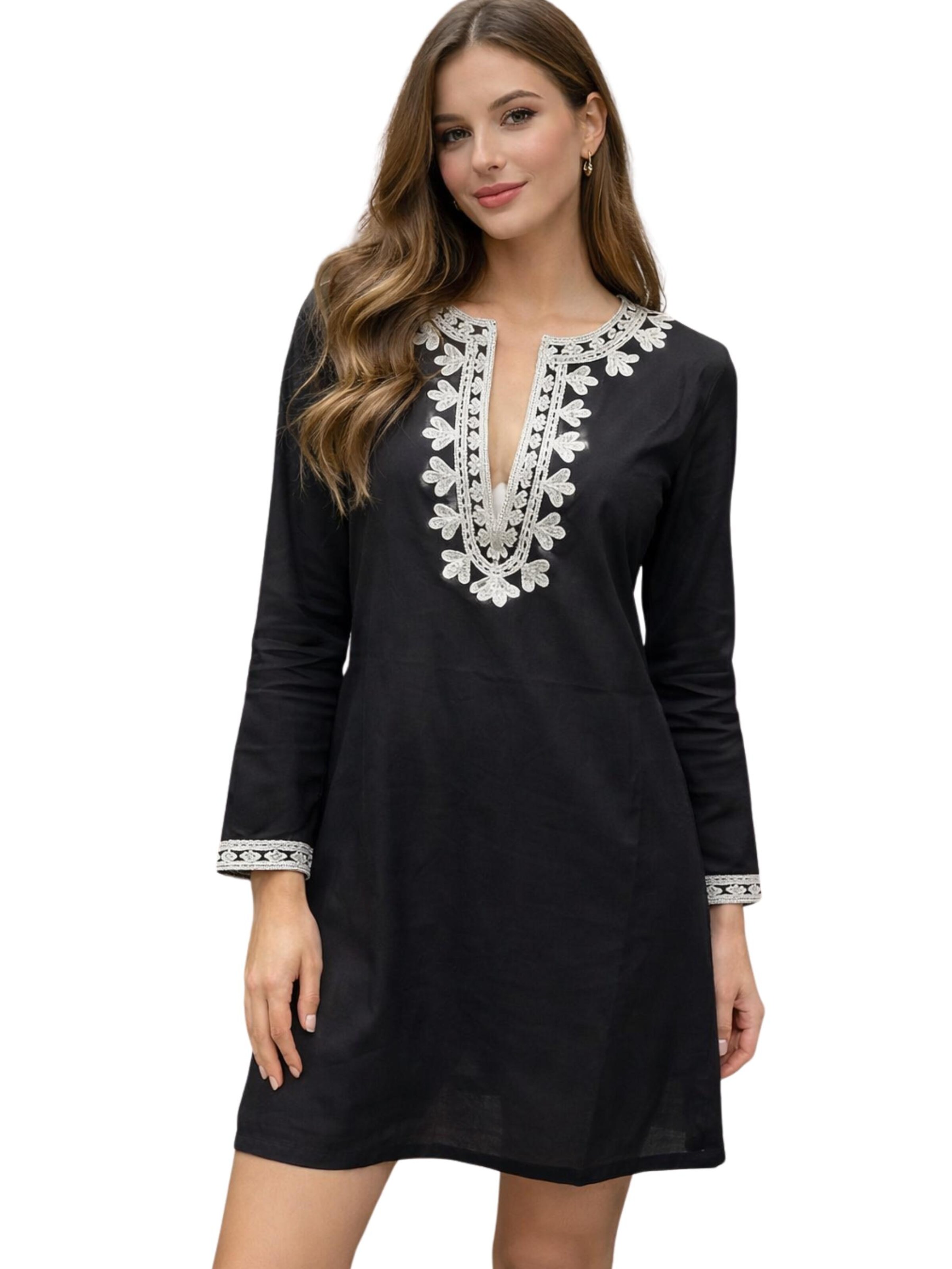 MC2 Saint Barth Evening Dress in Black: front