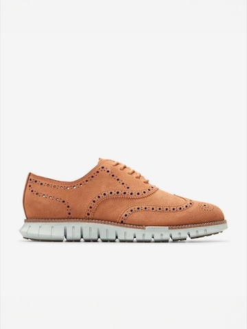 Cole Haan Schnürschuh 'ZG RMSTD STITCH WING' in Orange