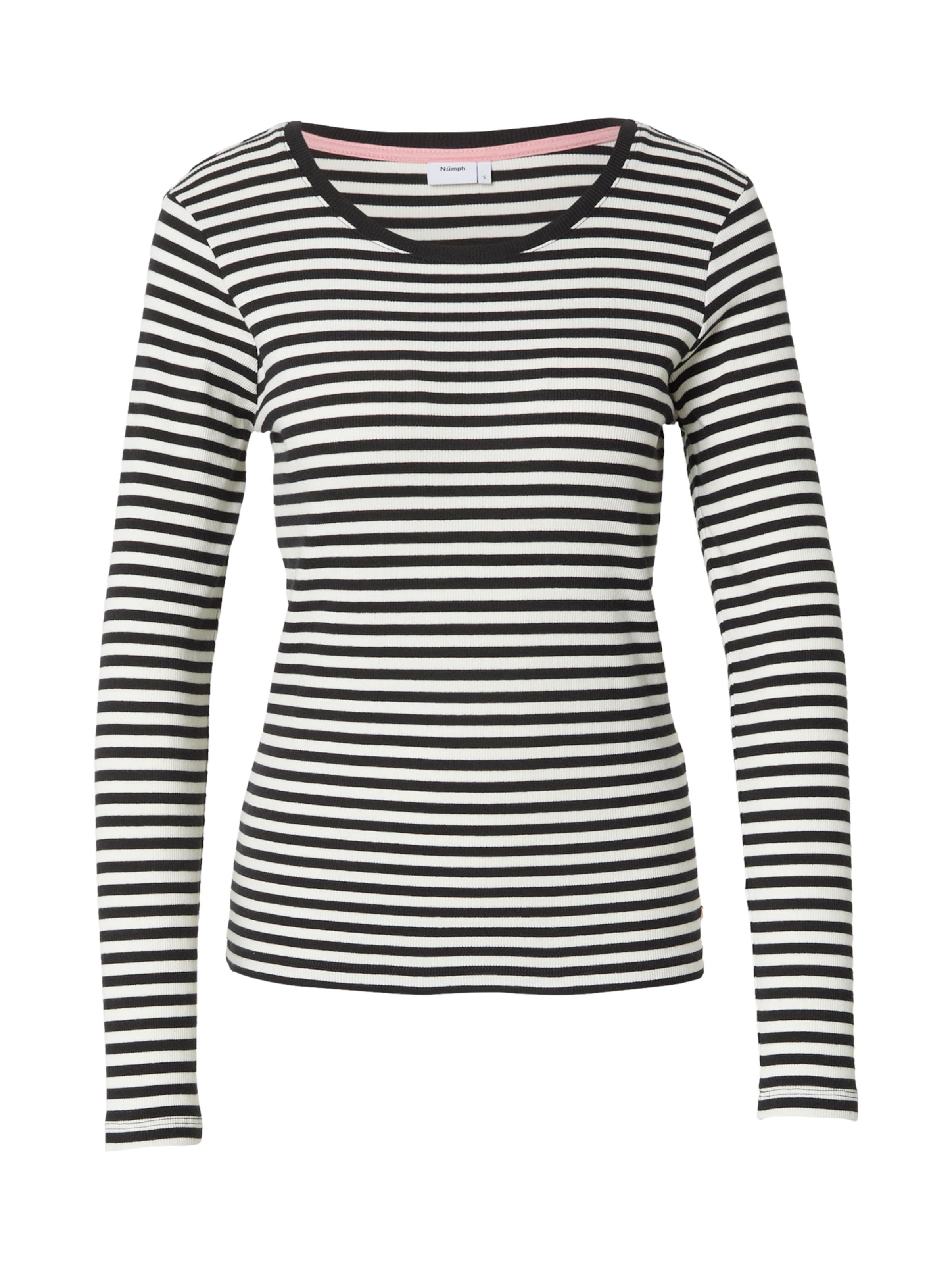 Tricou 'MELANY' de la NÜMPH pe negru: față