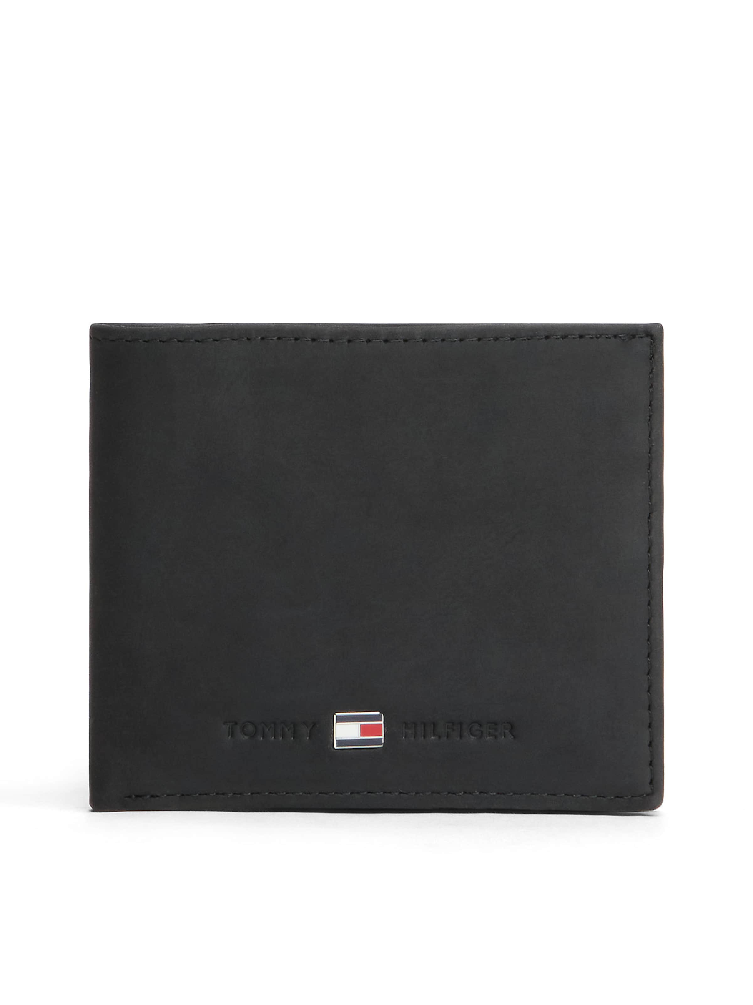 TOMMY HILFIGER Rahakott 'Johnson', värv must: eest vaates