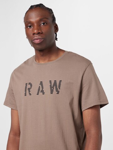 G-Star RAW - Camisa em castanho