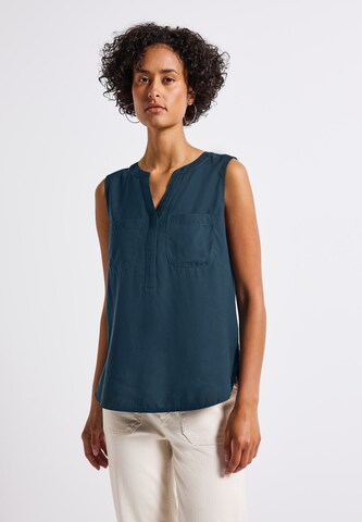 STREET ONE Bluse in Blau: Vorderseite