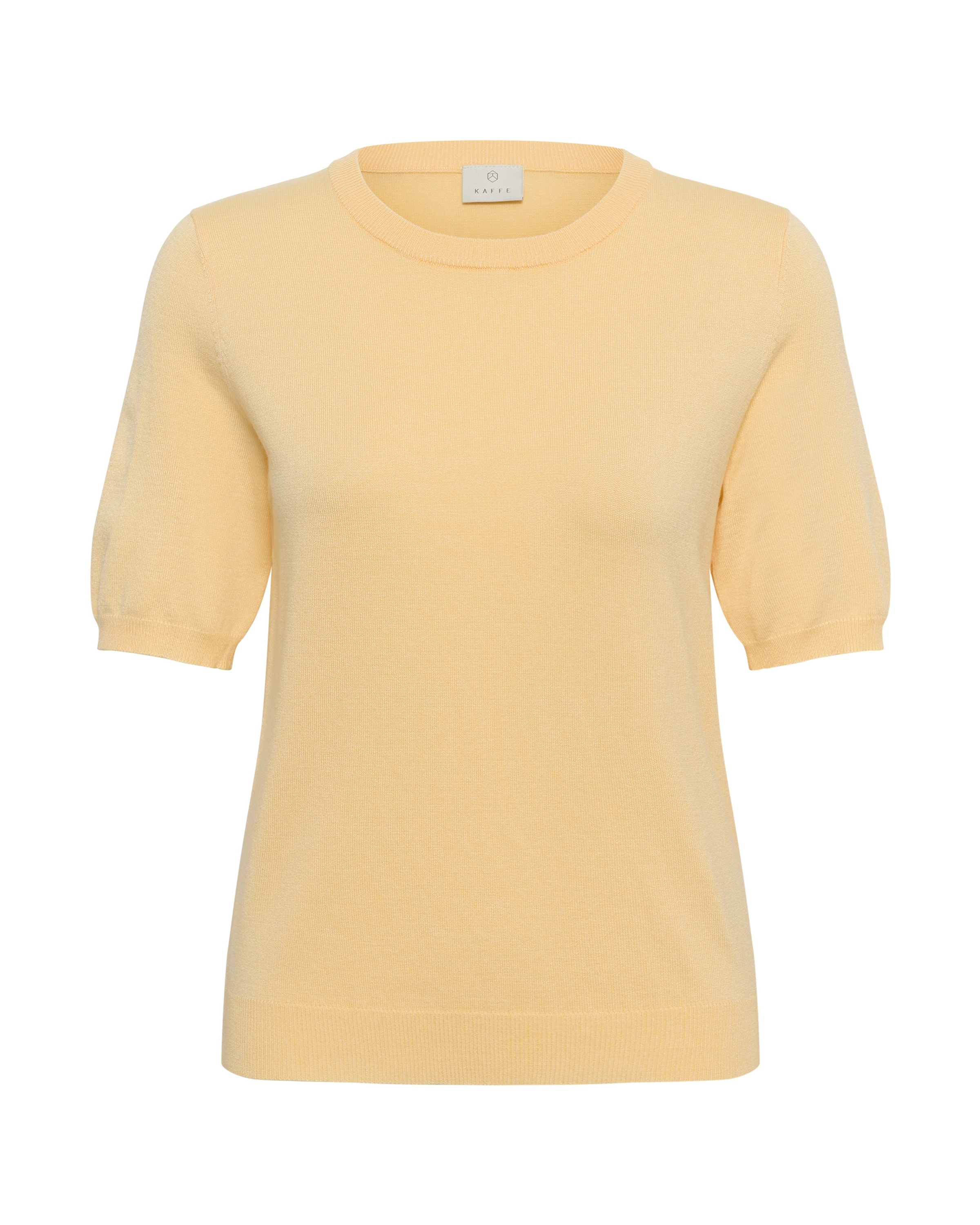 Pull-over 'KALizza' Kaffe en jaune : devant