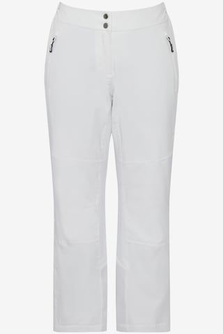 Regular Pantalon fonctionnel Ulla Popken en blanc : devant