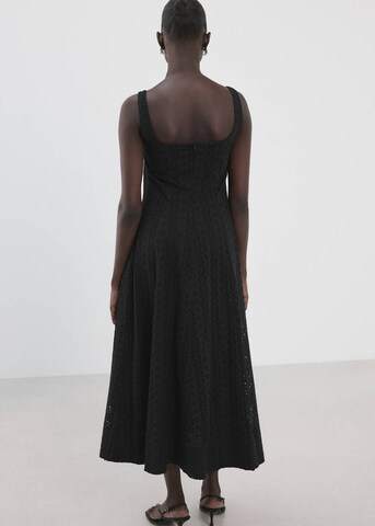 MANGO Kleid 'Cardio' in Schwarz