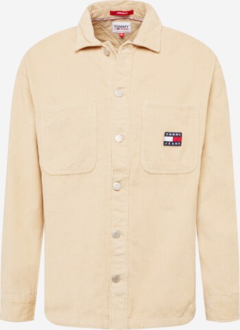 Tommy Jeans Regular Fit Skjorte i beige: forside