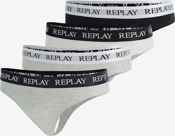 String REPLAY en gris : devant