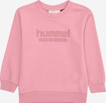 Hummel Sports sweatshirt in Pink: front