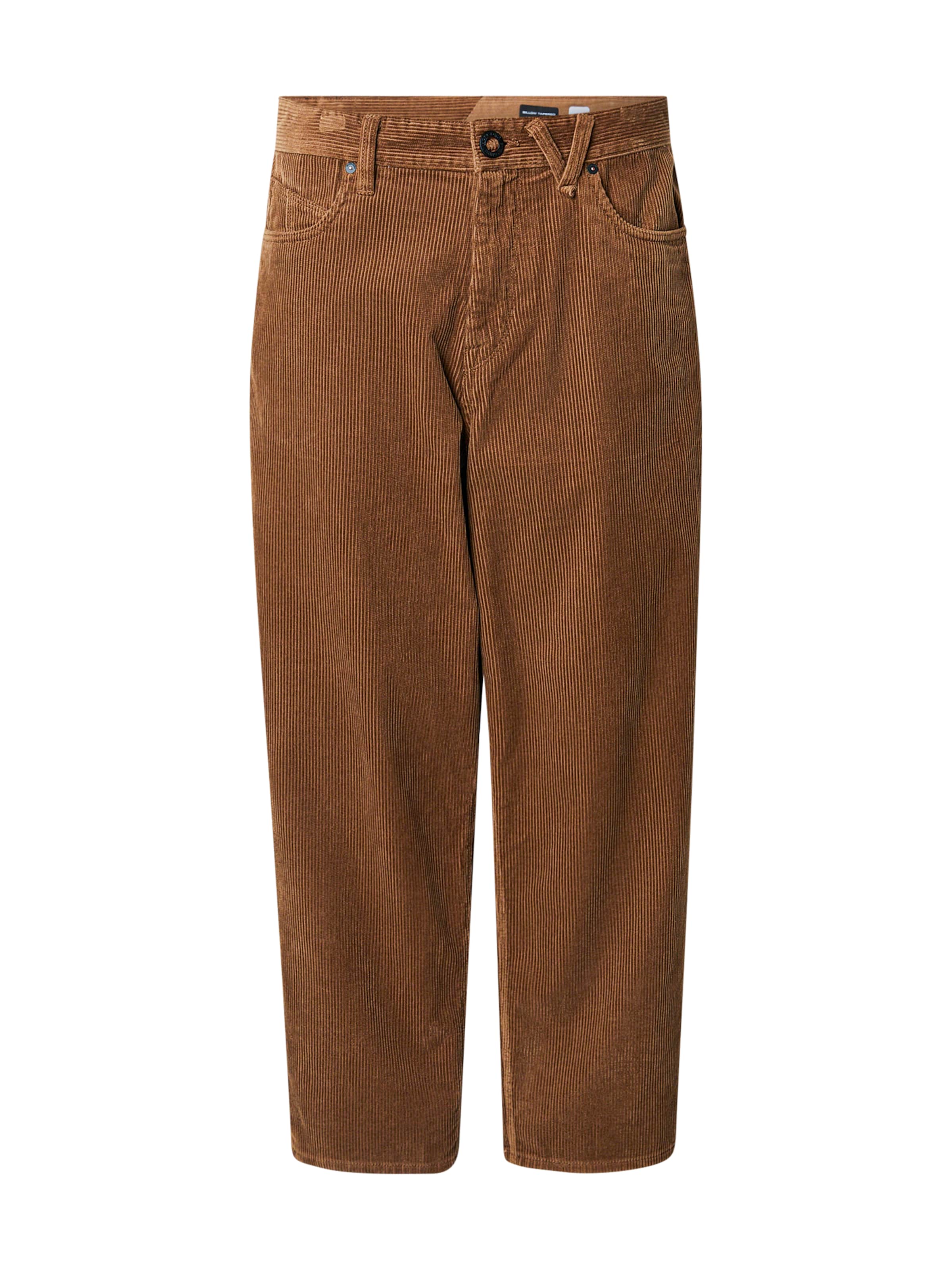 brūns Volcom Vaļīgs piegriezums Bikses: no priekšpuses