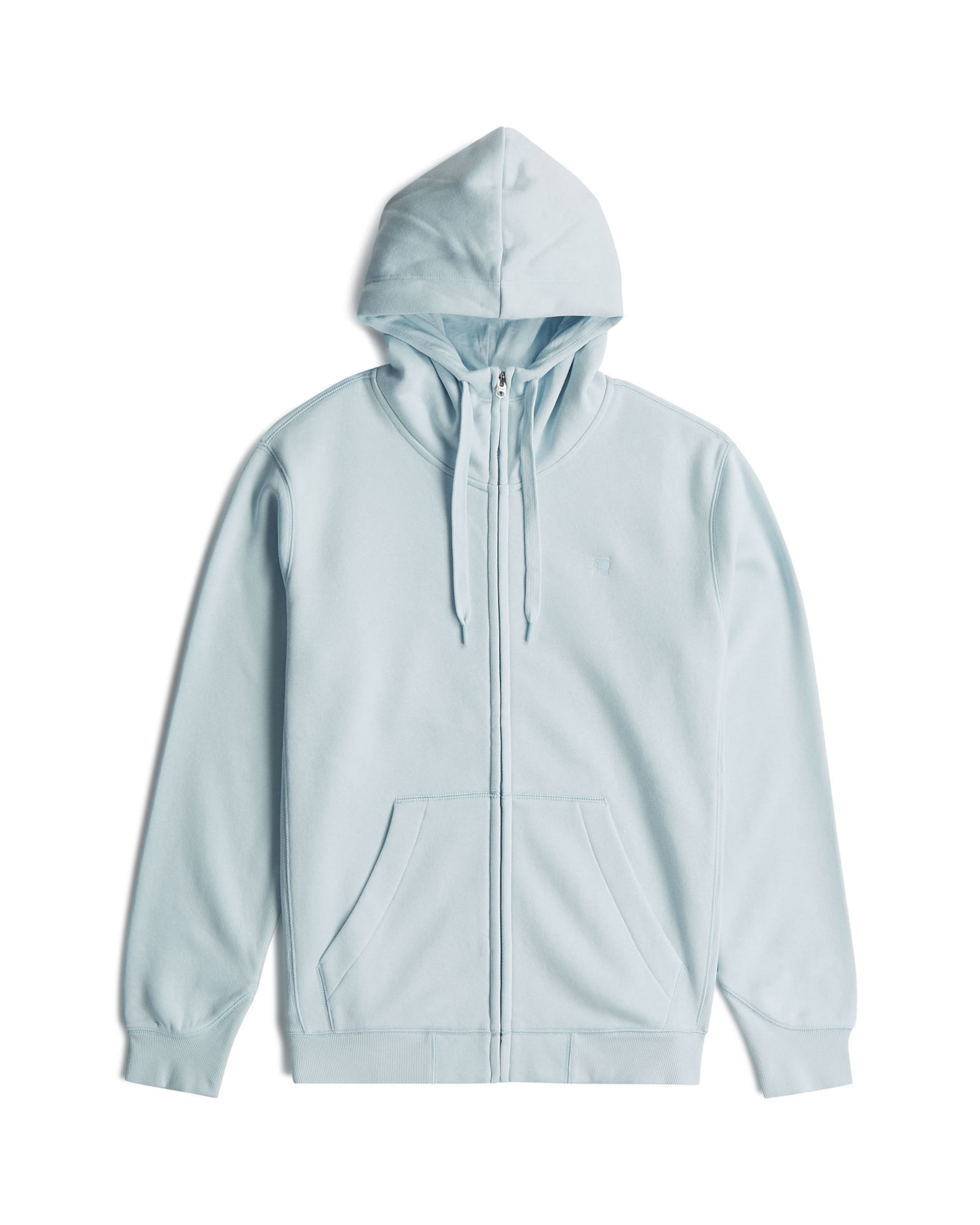 G-STAR Sweat jacket 'Premium Core' in Blue: front