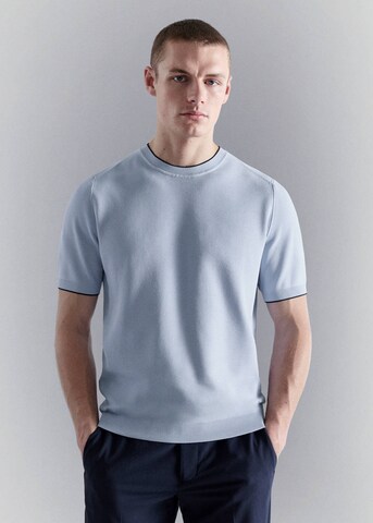MANGO MAN Shirt 'Milo' in Blue: front