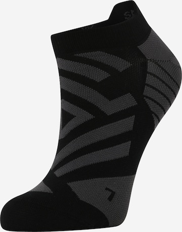 On - Calcetines deportivos en negro: frente