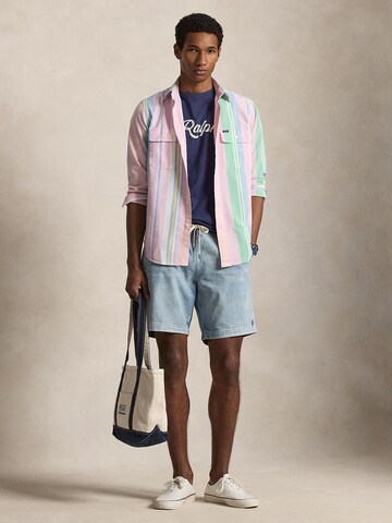 Polo Ralph Lauren Слим Рубашка 'OXFORD' в Ярко-розовый