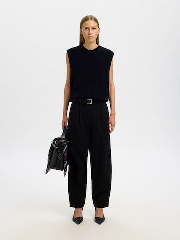 SELECTED Kötött mellény 'SLFLULU' - kék