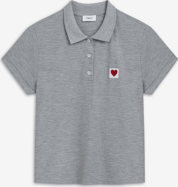 Twist Shirt in Grey: front