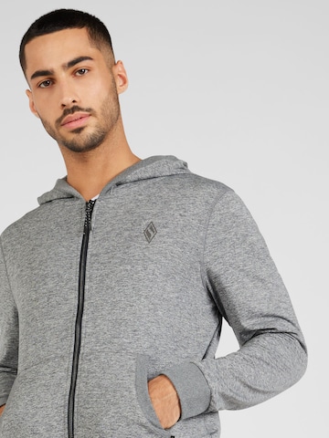 SKECHERS Sports sweat jacket in Grey