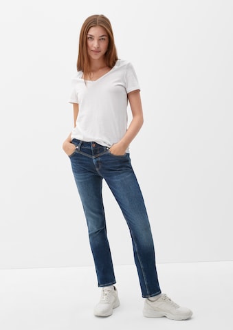 QS Slimfit Jeans 'Catie' in Blau