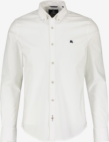 LERROS Button Up Shirt in White: front