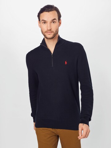 Polo Ralph Lauren Regular Fit Pullover in Schwarz: predná strana