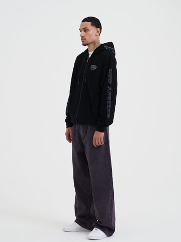 Ed Hardy - Sudadera con cremallera 'Mono Montage' en negro