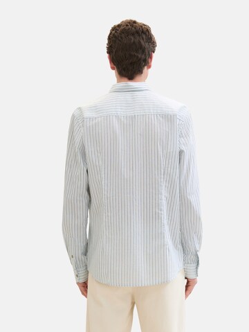 TOM TAILOR DENIM Regular fit Button Up Shirt in White