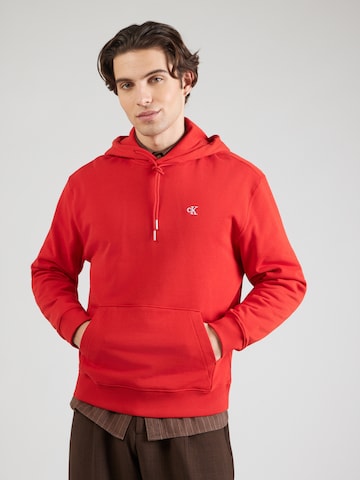 Calvin Klein Jeans Mikina - Červená: predná strana