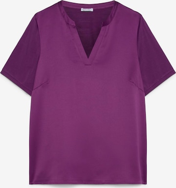 Fiorella Rubino Blouse in Lila: voorkant