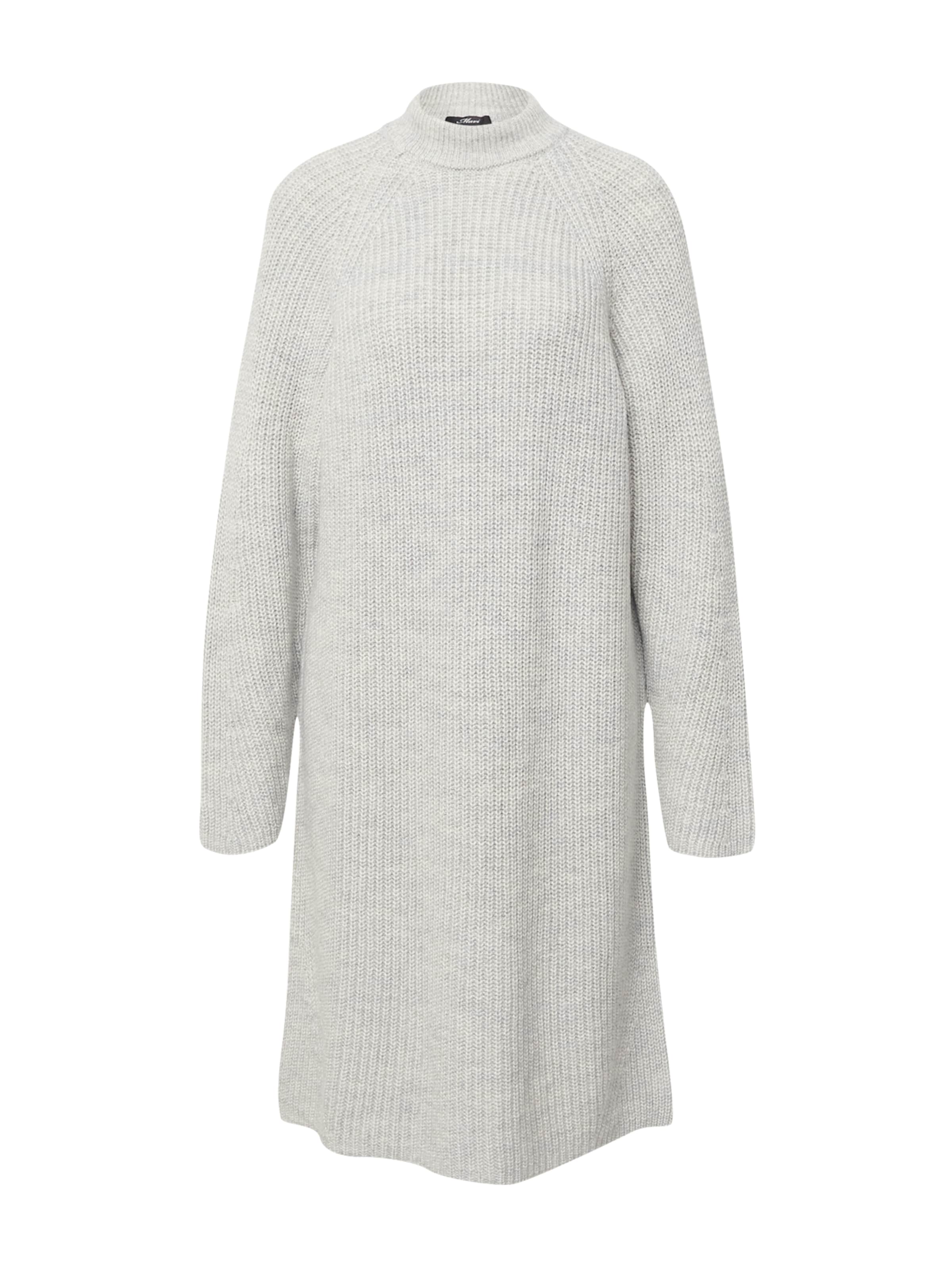 Mavi Pletené šaty - Sivá: predná strana