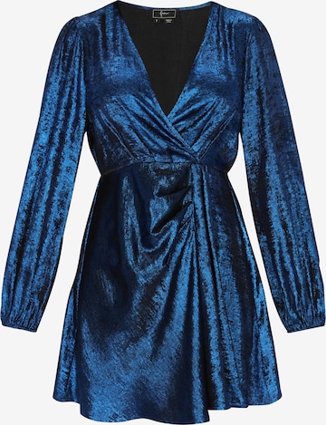 faina Cocktailjurk in Blauw: voorkant