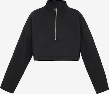 faina Athlsr Sweatshirt 'Comfortable' in Schwarz: Vorderseite