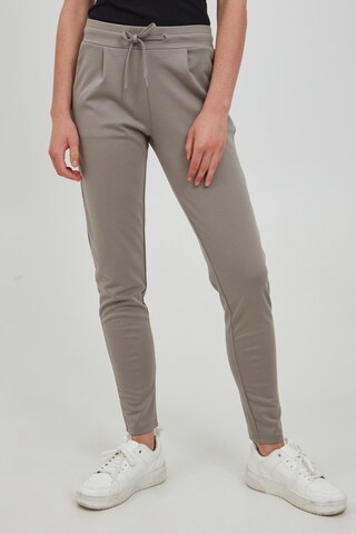 Tapered Pantaloni 'IH Kate' di ICHI in beige: frontale