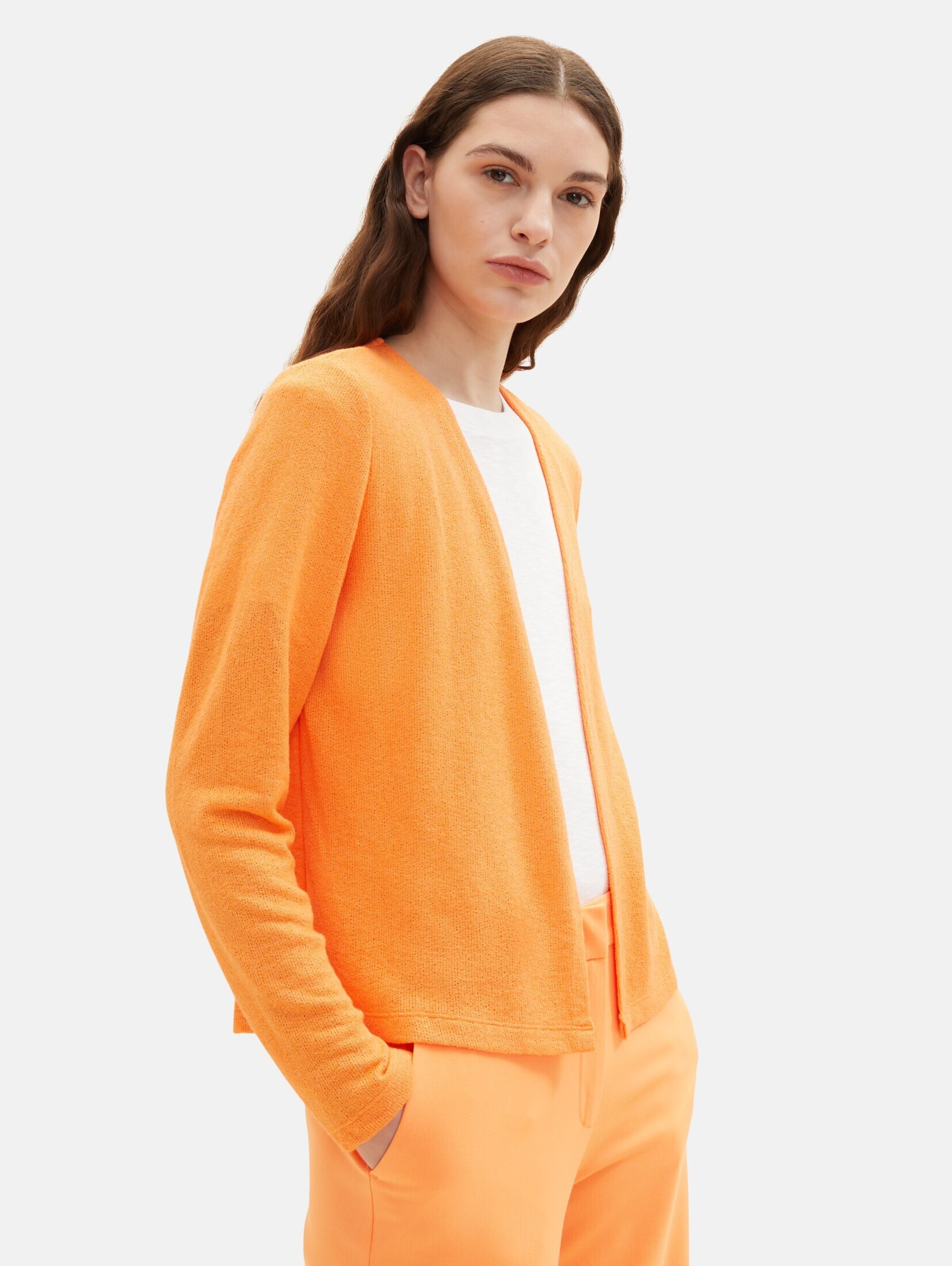 Orange cardigan h&m top