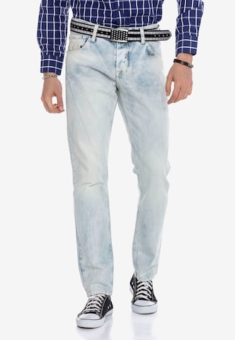 CIPO & BAXX Regular Jeans 'Niced' in Blauw: voorkant