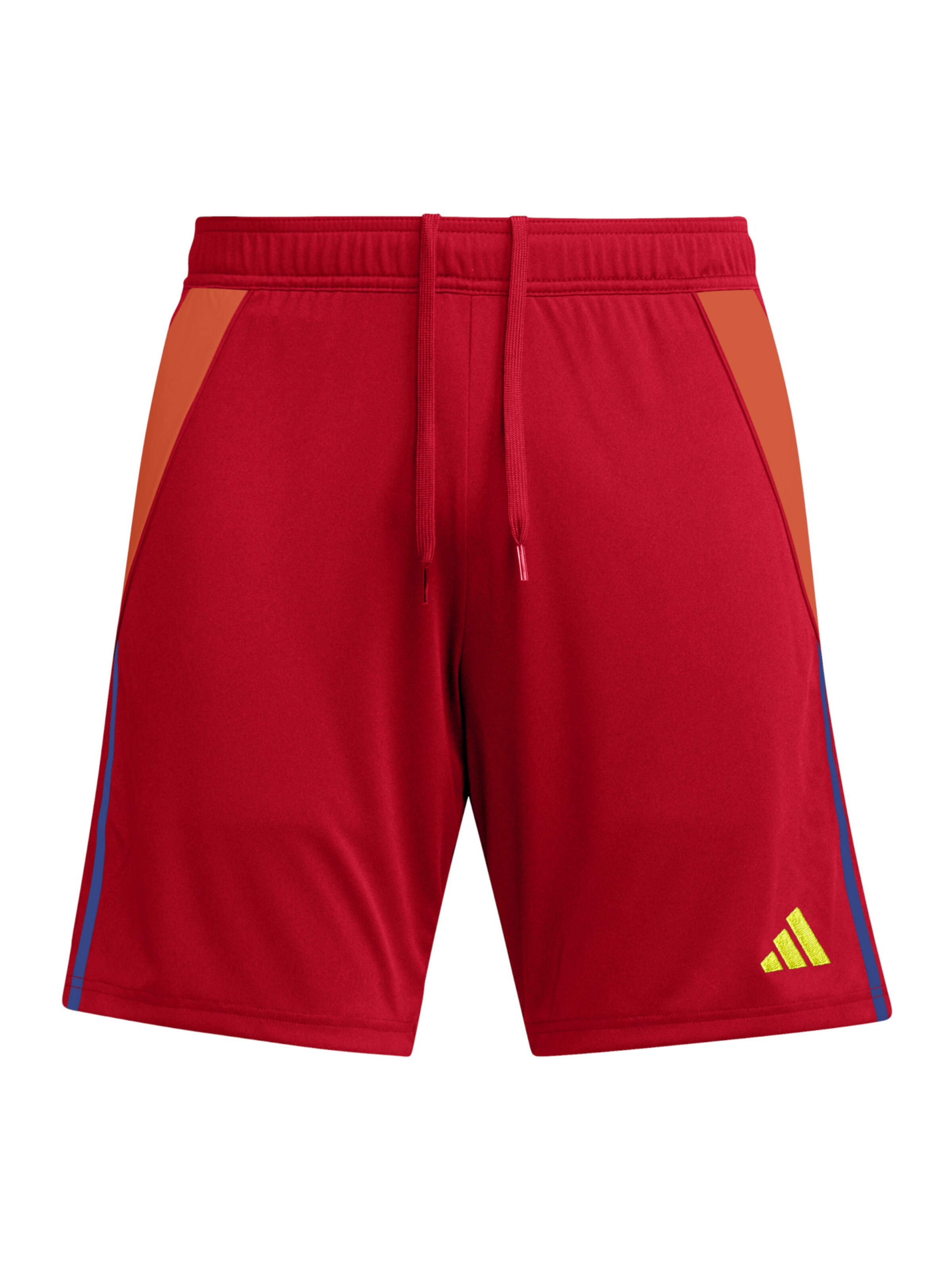 ADIDAS PERFORMANCE Workout Pants in Red: front