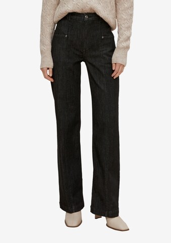 COMMA Regular Jeans in Black: front