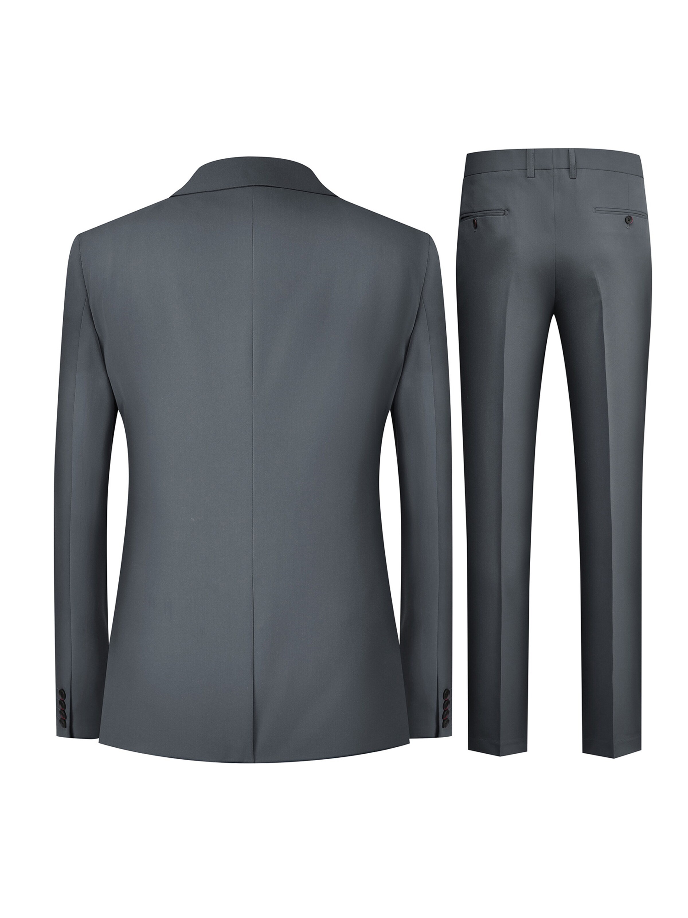 YOUTHUP Slim fit Suit 'Vollbild' in Grey
