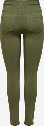 Skinny Pantaloni 'Nanna' di ONLY in verde