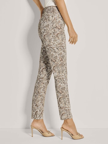 Effilé Pantalon MADELEINE en marron