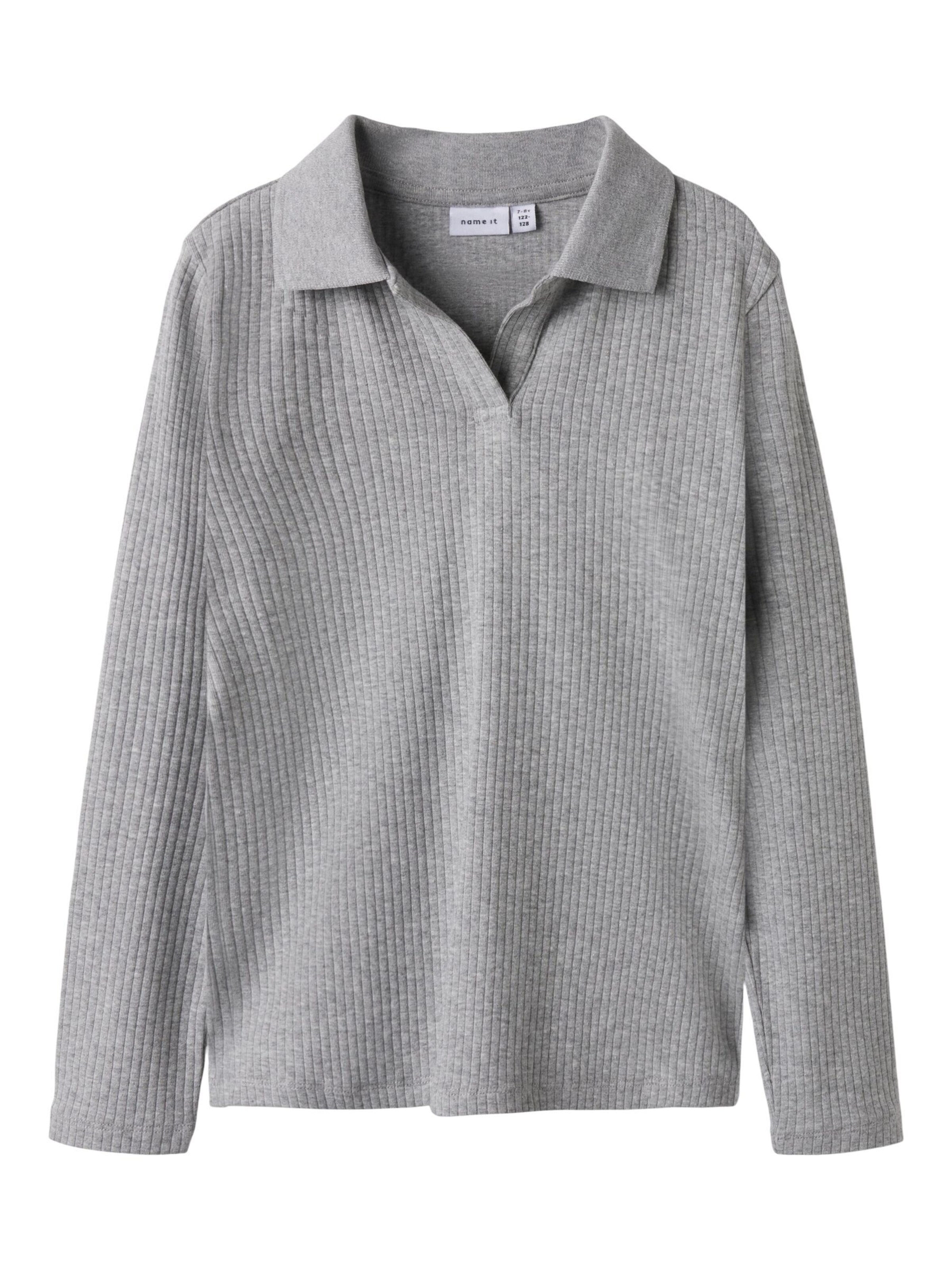 NAME IT Shirt in Grijs: voorkant