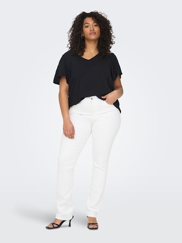 ONLY Carmakoma Regular Jeans 'CARAUGUSTA' in White