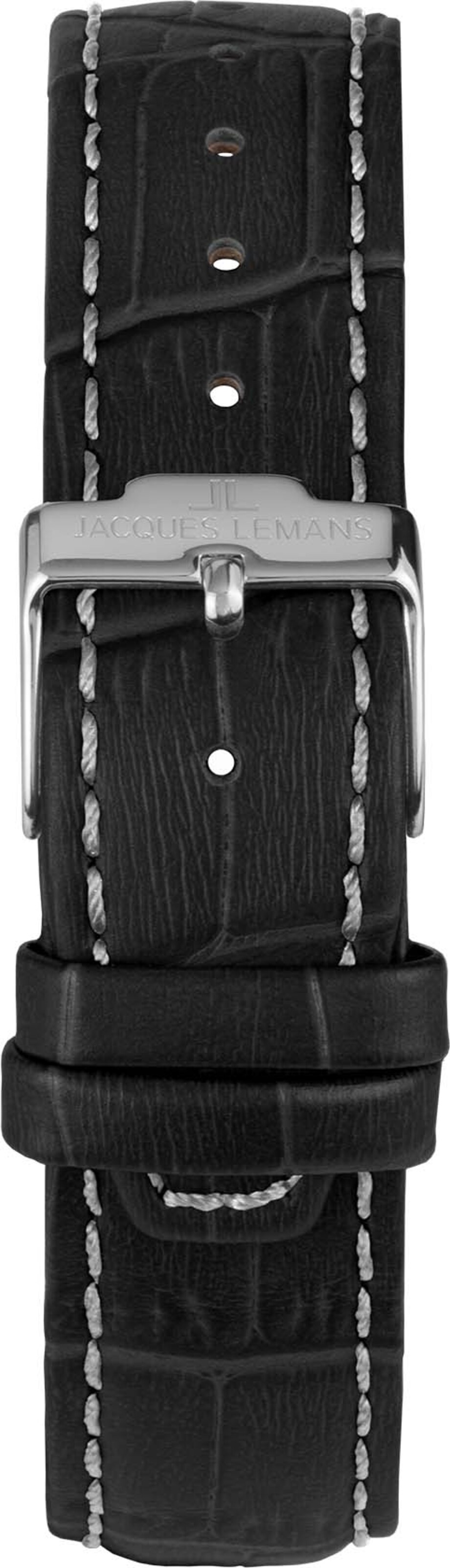 Jacques Lemans Uhr in Schwarz